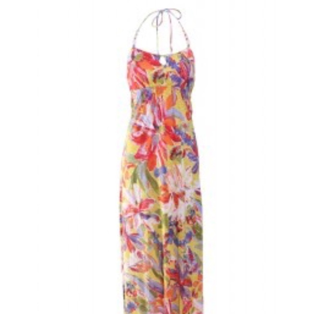 Tommy Bahamas Noli Blooms Halter Maxi Dress